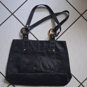Elegant Black Tote Bag